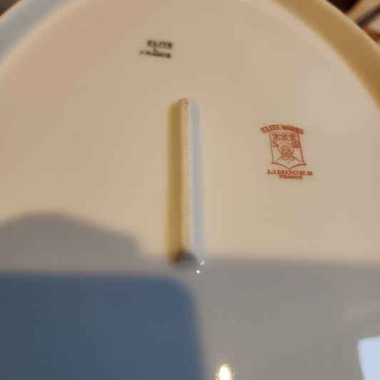 Limoges France Elite works oval dish 12" CR