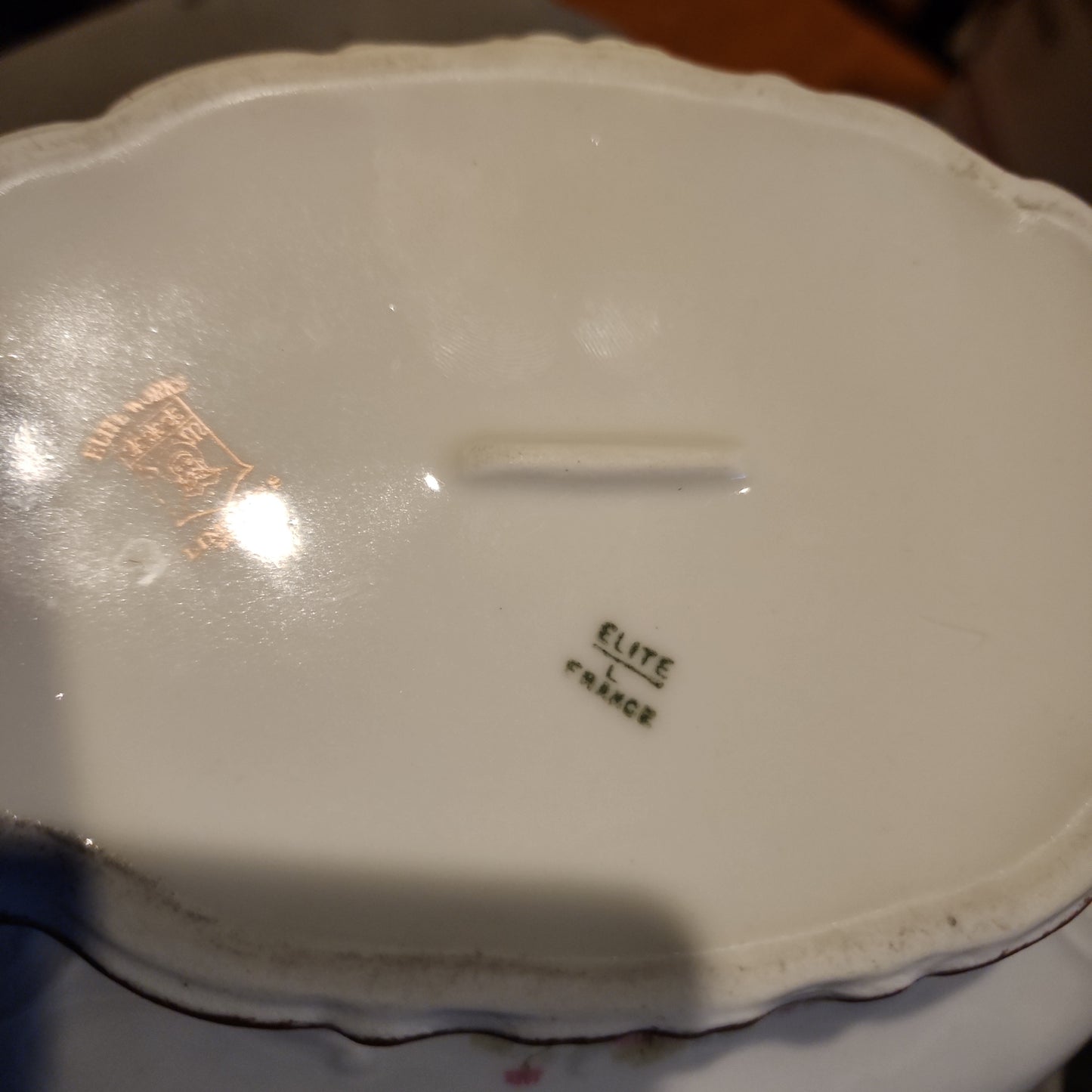 Limoges France Elite works oval cassaroll DISH CR
