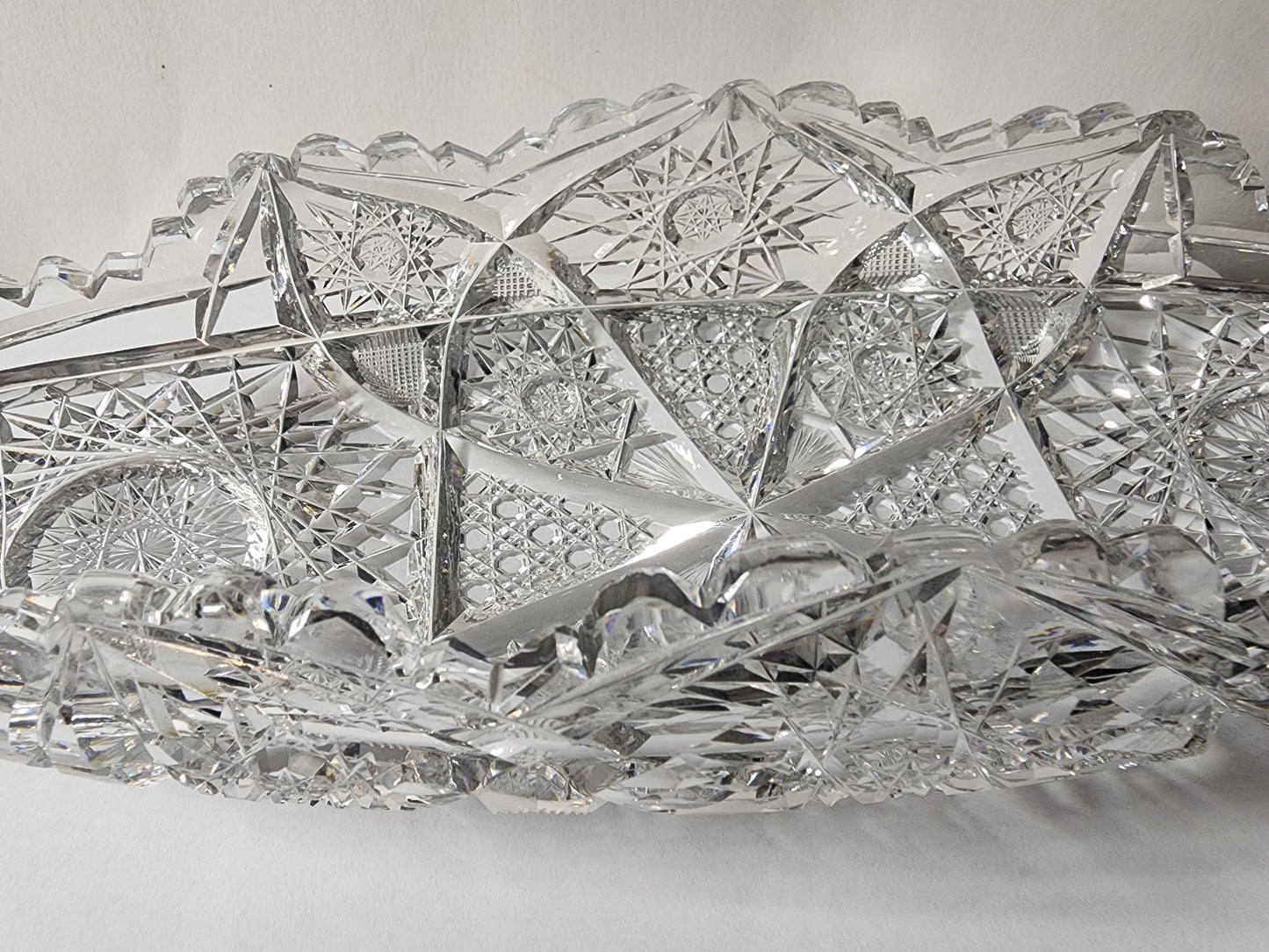 ABP Crystal Cut Glass celery jon