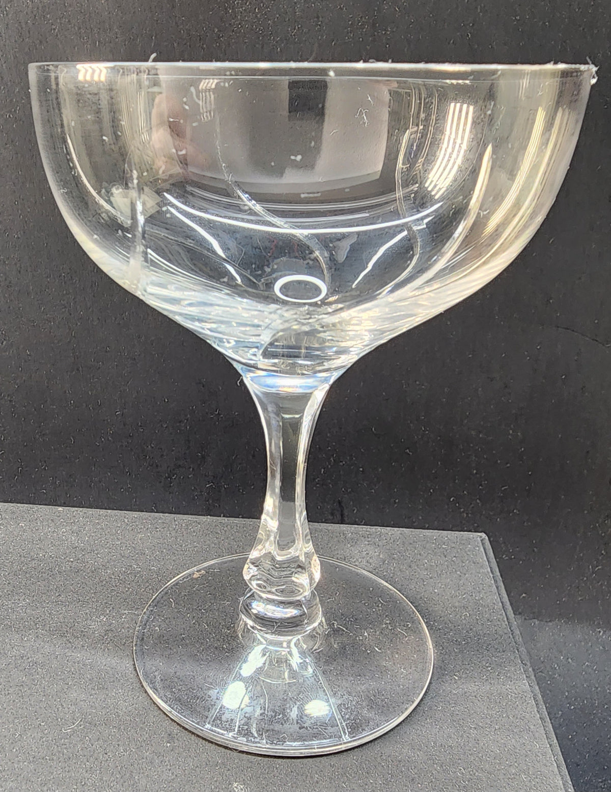 Fostoria Chapel Bells 888 pattern cut glass dessert