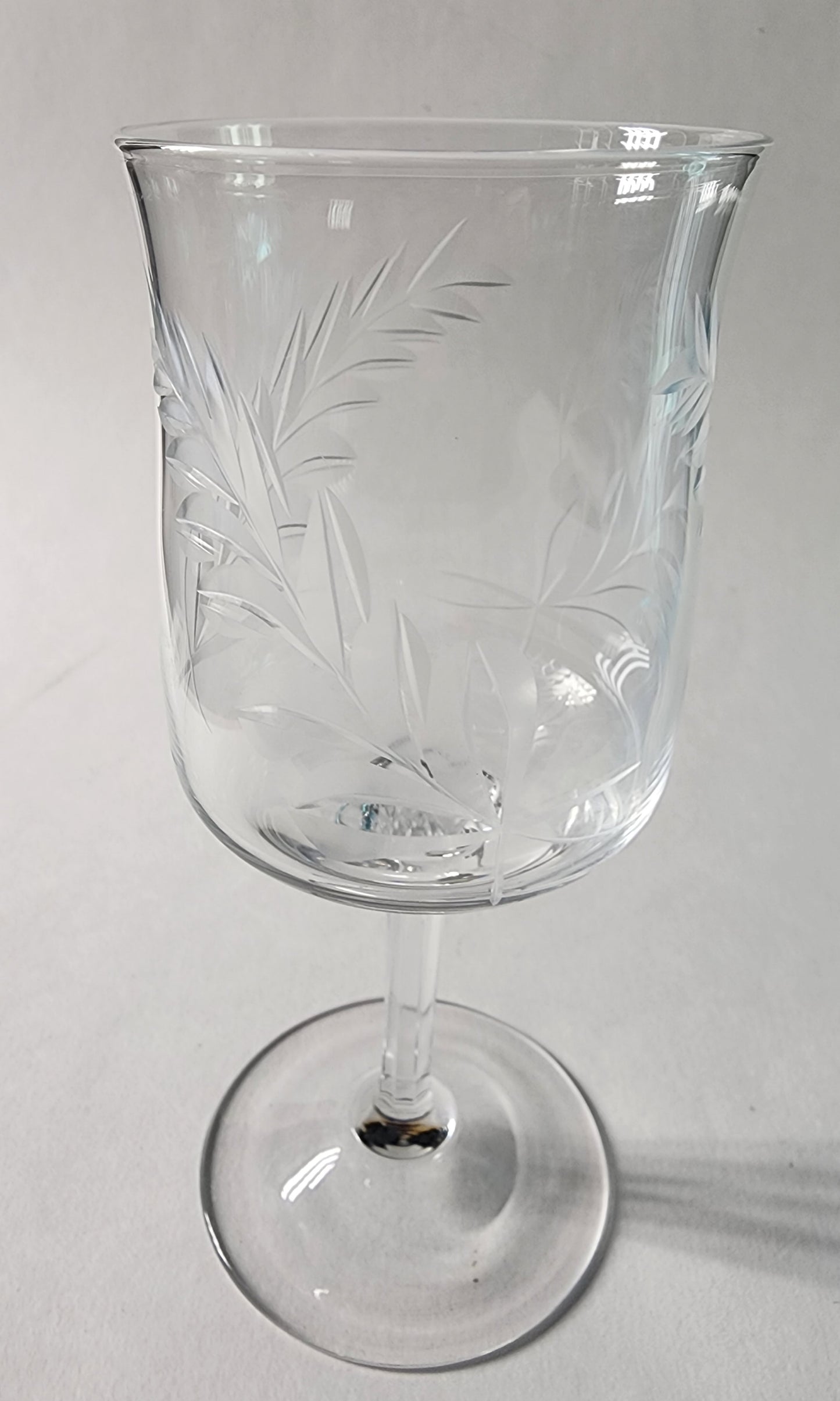 Lenox Cut glass LC1wine Crystal Made in USA Mt Pleasant PA mouth blown
