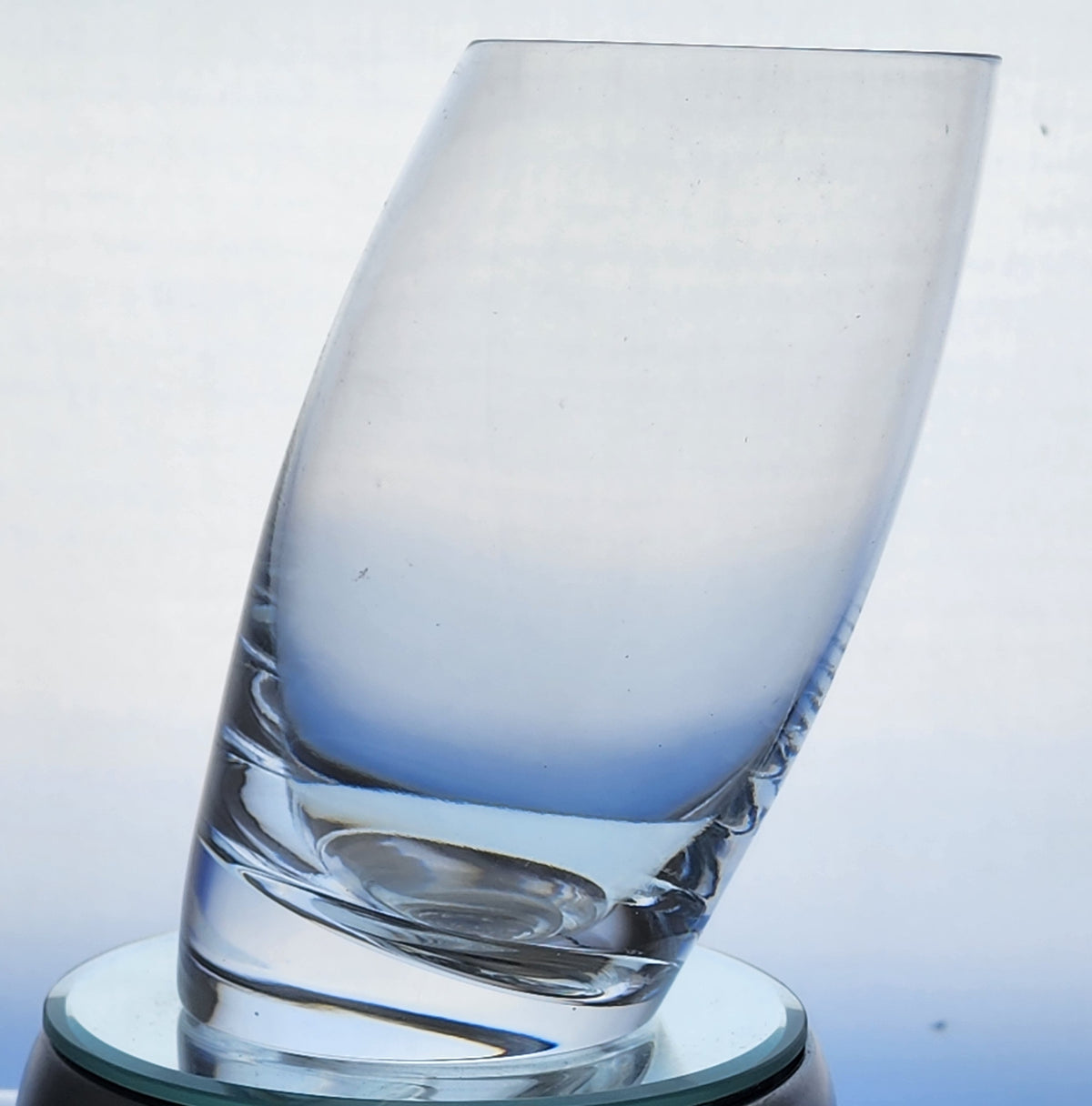 Nambe hi-ball slant glass