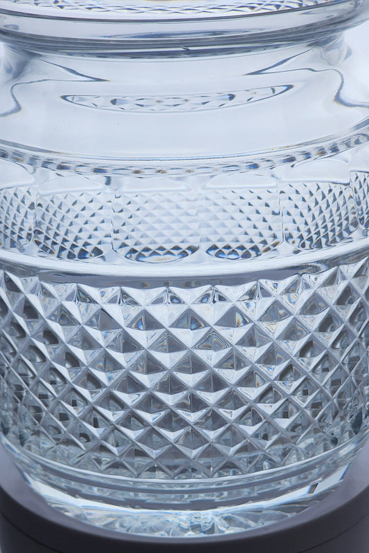 Lenox Cut glass Crystal cookie jar Made in USA Mt Pleasant PA
