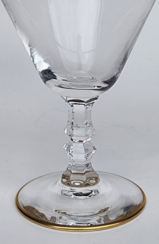 Bryce gold band cocktail glass Crystal