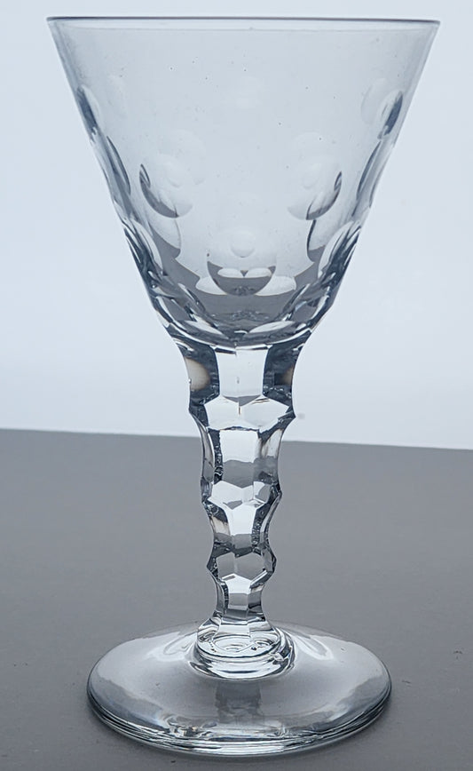 4 piece Duncan Miller Cut glass Splendor tall sherbet Crystal Made in USA