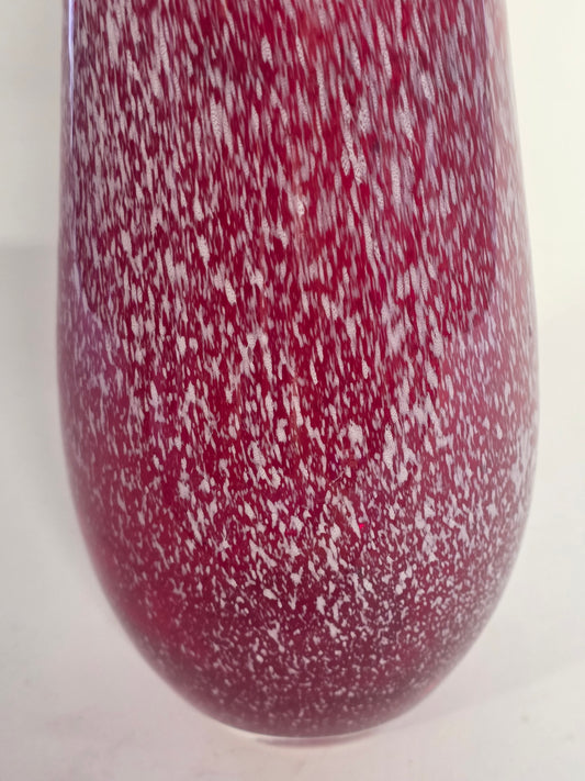 Art Glass hand made speckled vase.
.