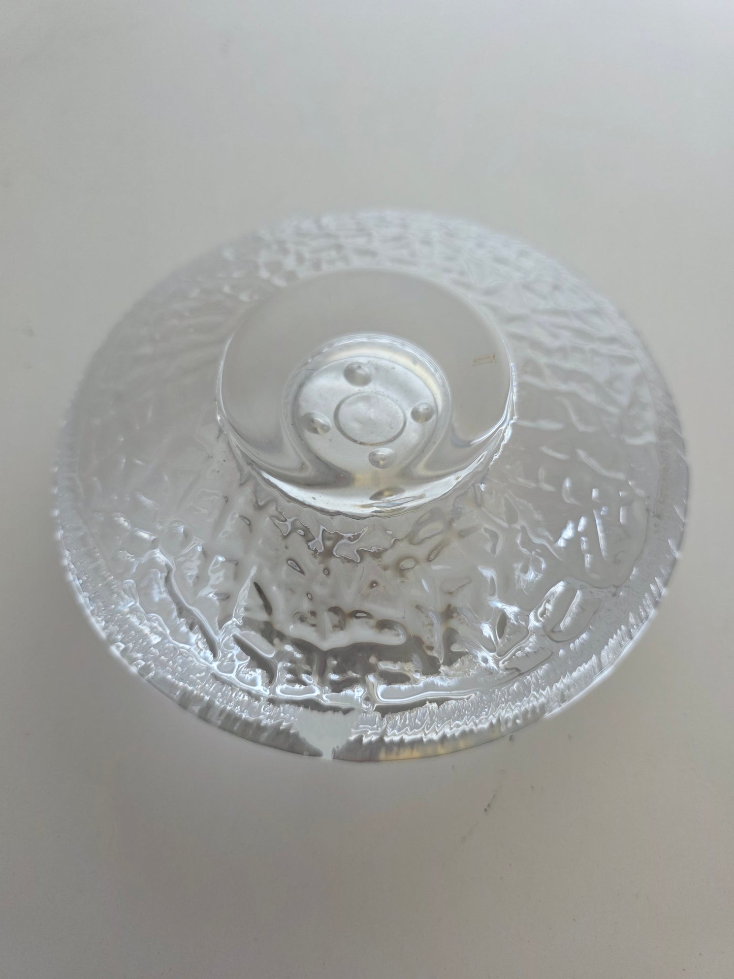 Orrefors Swedish tee light signed -