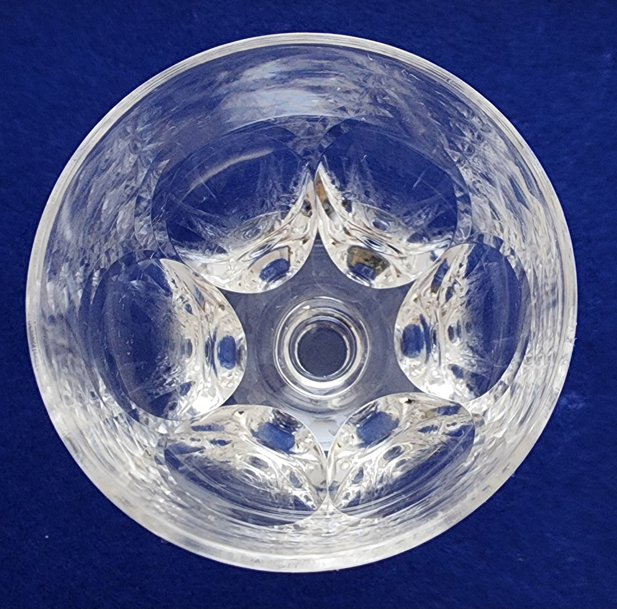 Signed Waterford CUT GLASS Kathleen wine crystal Ireland