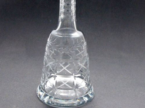 Hand Cut glass decanter floral and miter cut - O'Rourke crystal awards & gifts abp cut glass