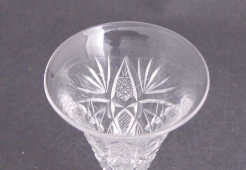 American Brilliant Period Cut Glass Taper glass Antique Monarch - O'Rourke crystal awards & gifts abp cut glass