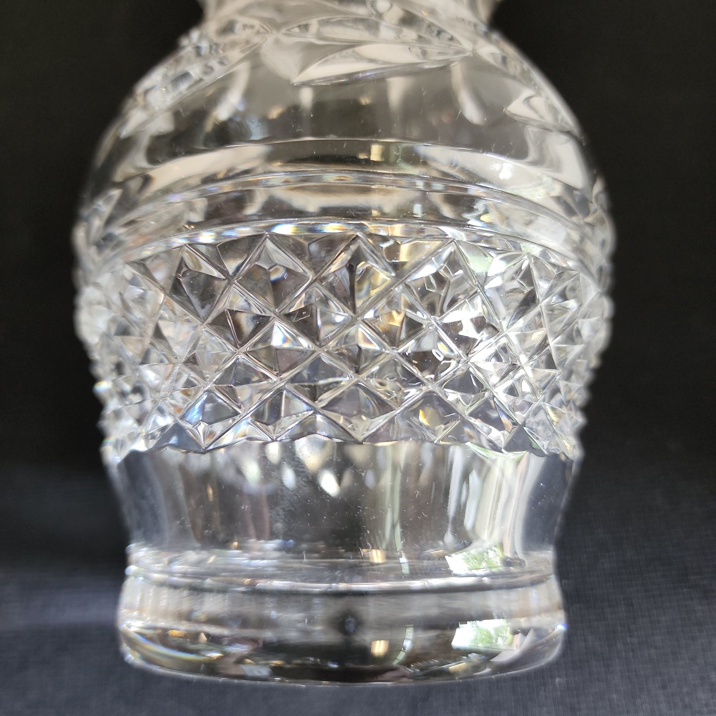Galway crystal Signed glass vase