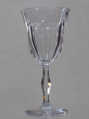 Cut glass water fluted panel goblets 4 pieces WEBB CORBETT - O'Rourke crystal awards & gifts abp cut glass