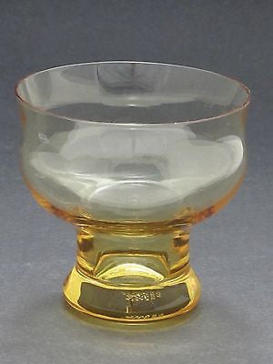 Lenox Amber finger bowl Crystal Made in USA Mt Pleasant PA - O'Rourke crystal awards & gifts abp cut glass