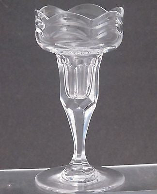 CUT GLASS pair candle sticks - O'Rourke crystal awards & gifts abp cut glass