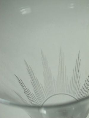 Val st Lambert Hand Cut glass beverage goblet Sylvia - O'Rourke crystal awards & gifts abp cut glass