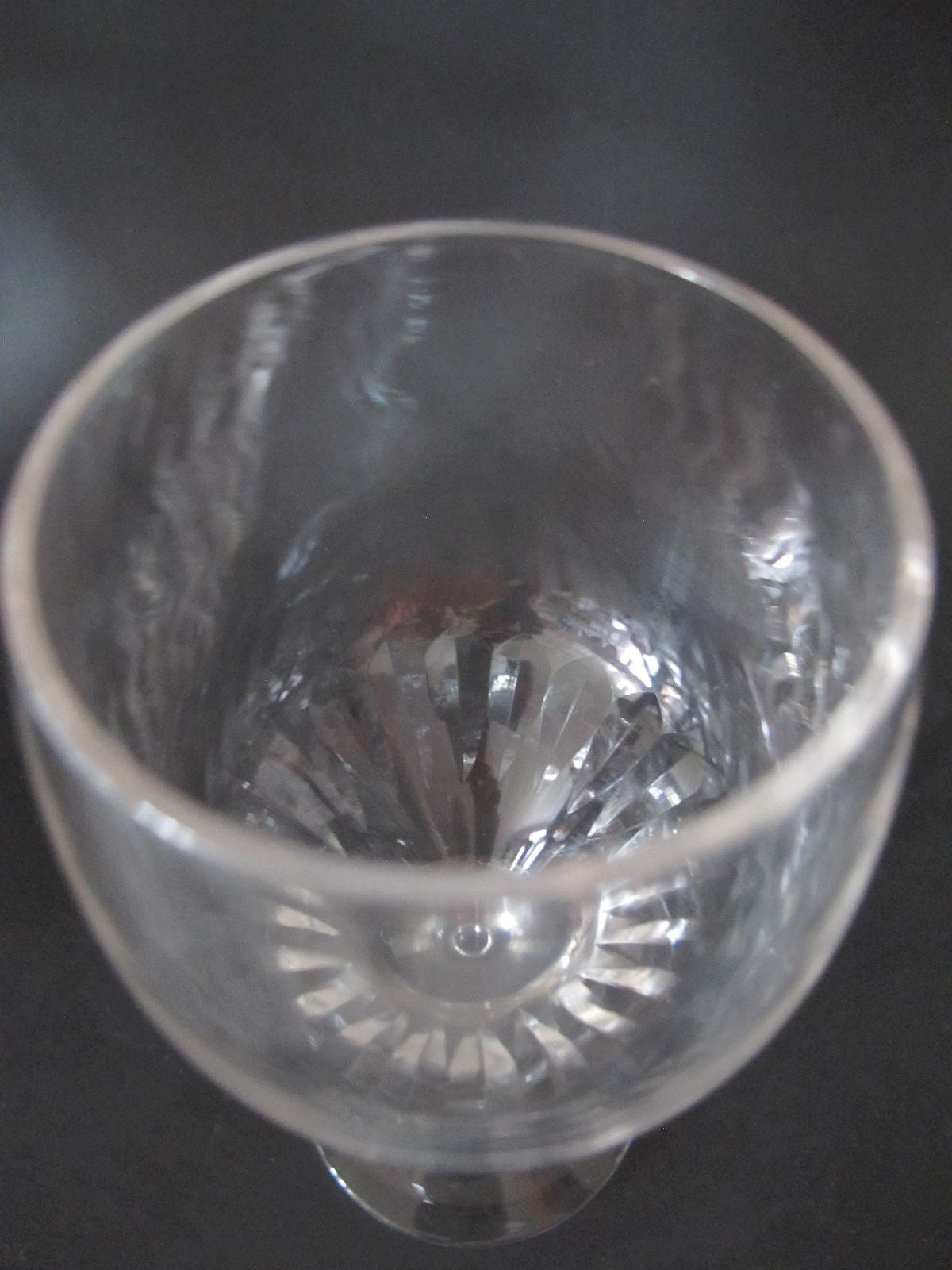 Lenox Cut glass Radiance wine Crystal Made in USA Mt Pleasant PA mouth blown - O'Rourke crystal awards & gifts abp cut glass