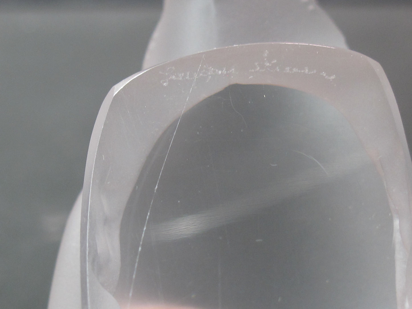 Signed Lalique Frosted Bird