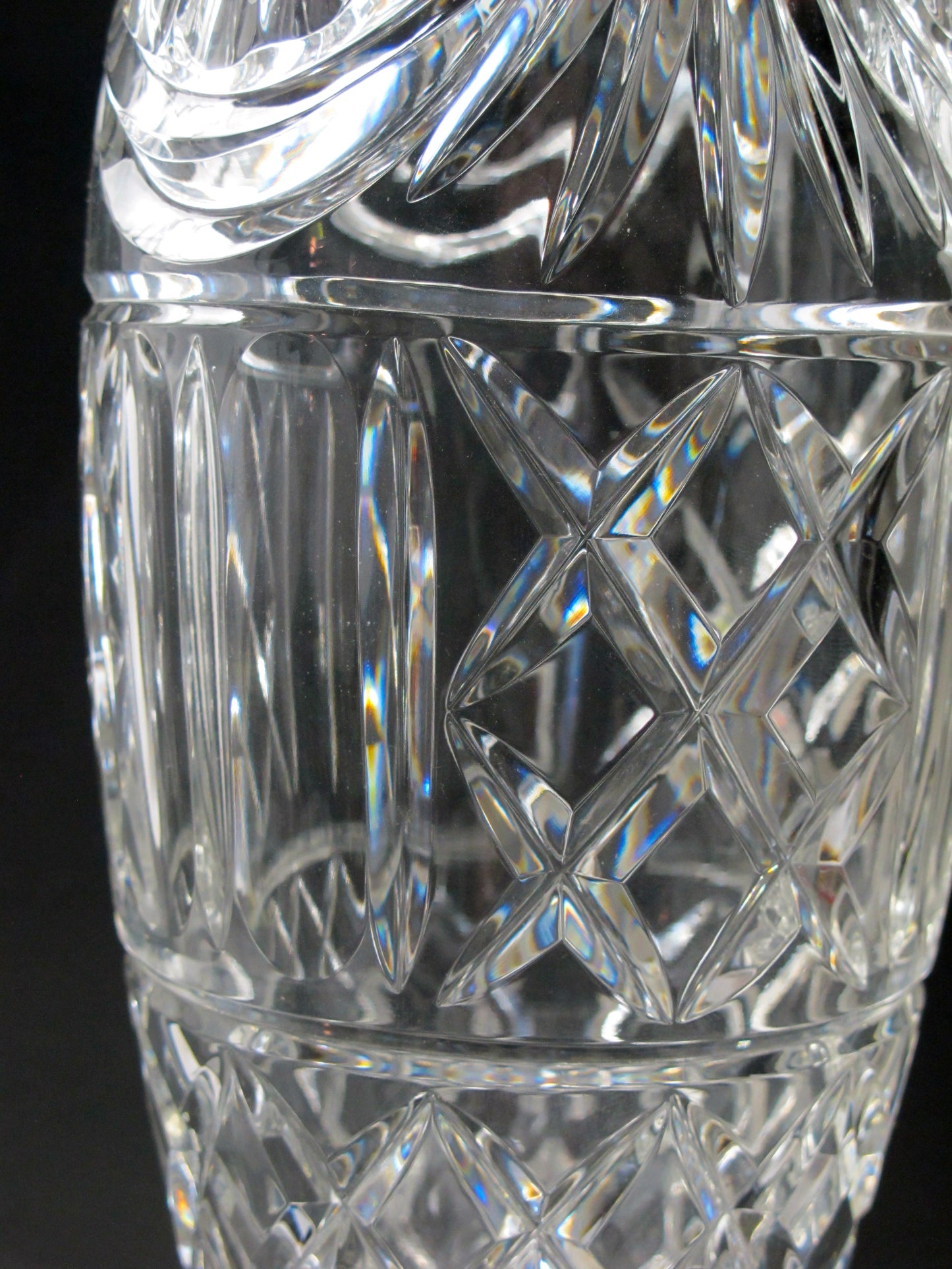 Signed Hand cut crystal vase ideal for awards Custom glass - O'Rourke crystal awards & gifts abp cut glass