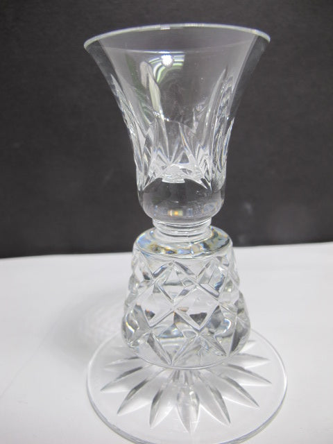 Cut Glass Charleston pair candle sticks Lenox USA , crystal