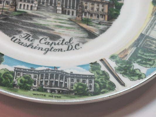The Capitol Washington plate, White house