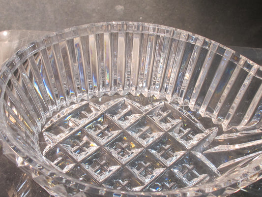 Signed Waterford crystal fish dish