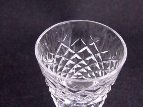 Signed Waterford glass Hand Cut liquor Alana pattern Irish Crystal - O'Rourke crystal awards & gifts abp cut glass