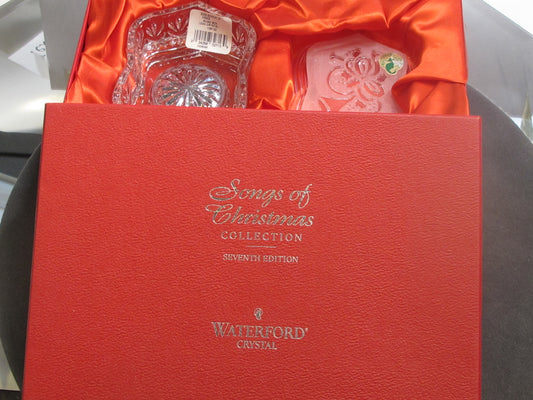 Songs of Christmas 2002 Signed Waterford crystal music box lid