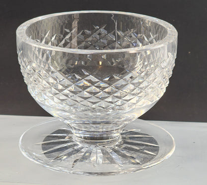 Signed Waterford CUT GLASS Alana shrimp crystal Ireland
