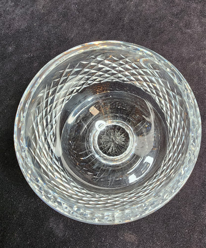 Signed Waterford CUT GLASS Alana shrimp crystal Ireland
