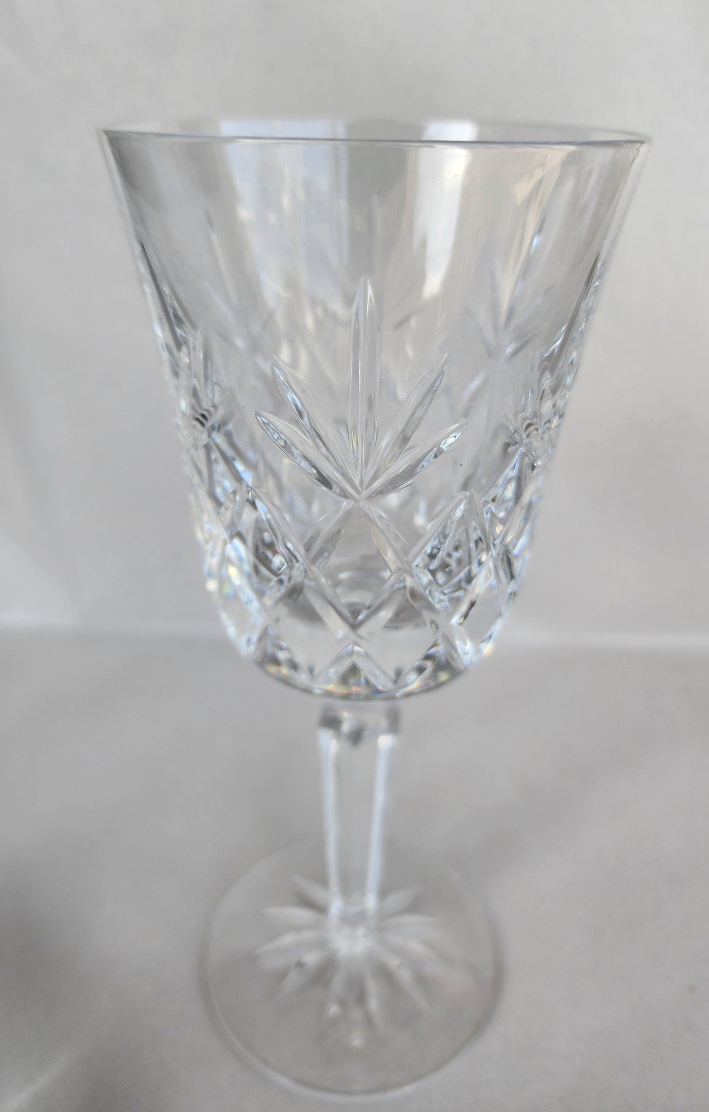 Lenox Cut glass Charleston wine Crystal