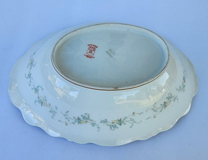 Limoges France Elite works oval bowl CR