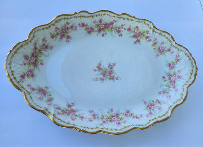 Limoges France Elite works oval dish 12" CR