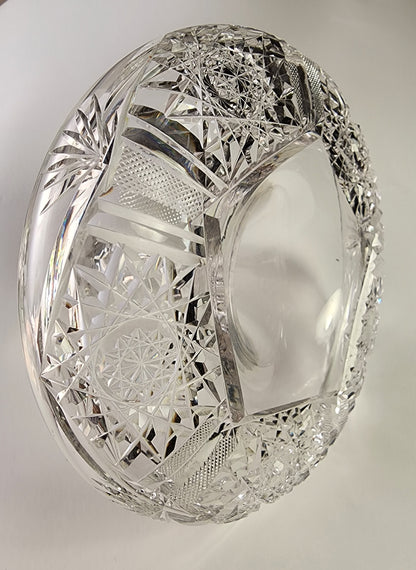 ABP American Brilliant Period hand Cut Glass stick dish