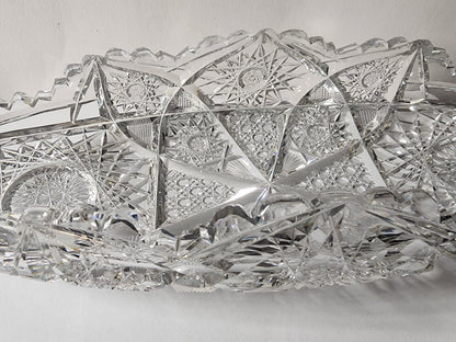 ABP Crystal Cut Glass celery jon