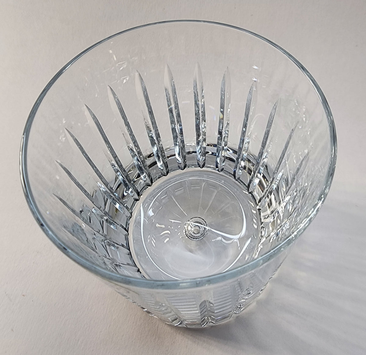Hand cut DOR custom whiskey glass Double on the rocks ORourke