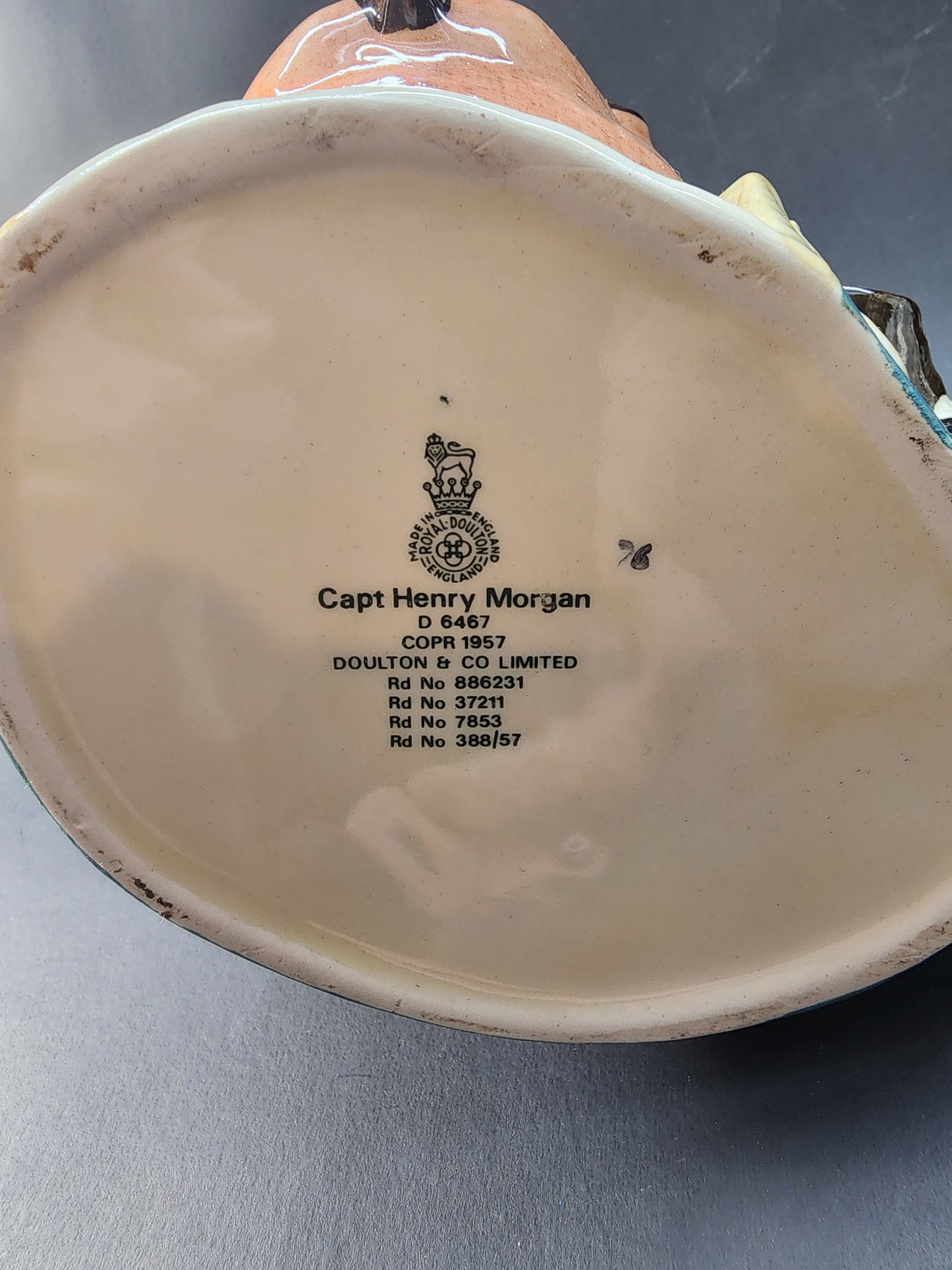 Capt Henry Morgan Royal Daulton D6467 Character jug