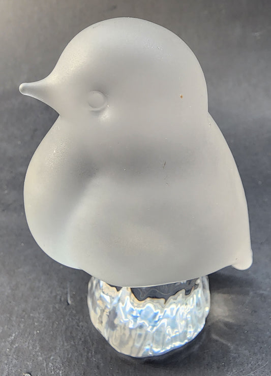 Frosted Sweden bird glass bird