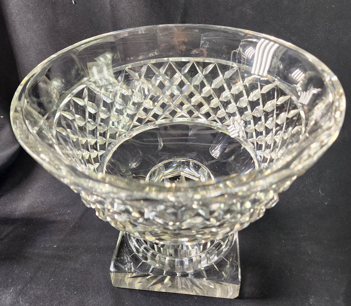 Cut Glass compote Anglo Irish / English