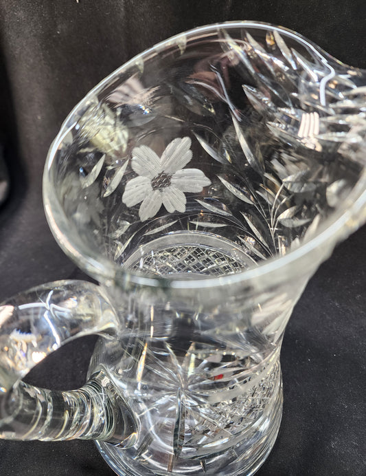 Antique Pitcher Cut Glass