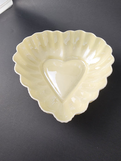 Belleek heart shaped dish Ireland