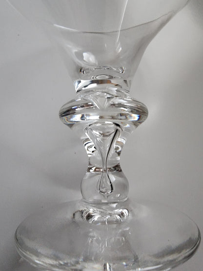 Steuben Signed 7737 champagne tall sherbert