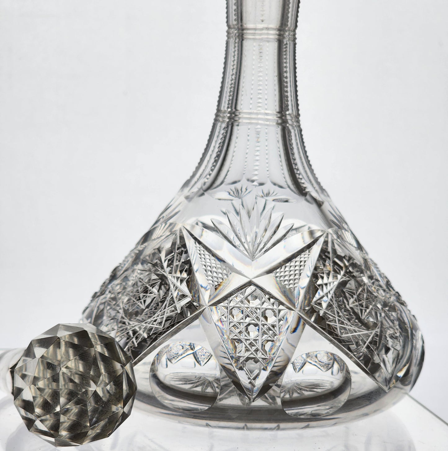 Cut Glass decanter,  Antique