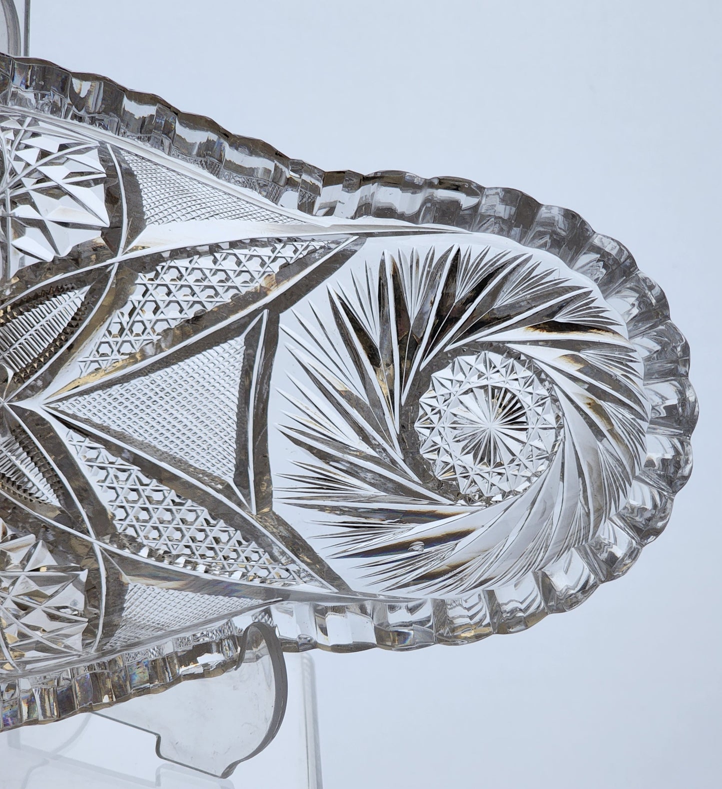 ABP Crystal Cut Glass celery 324