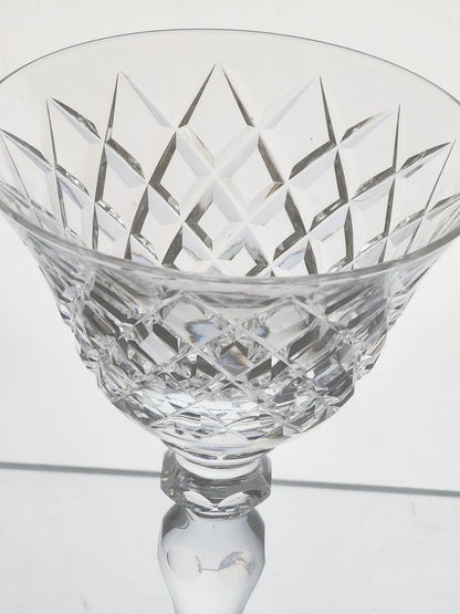 Signed Hawkes ABP Delft Diamond American Brilliant Period hand Cut sherbet