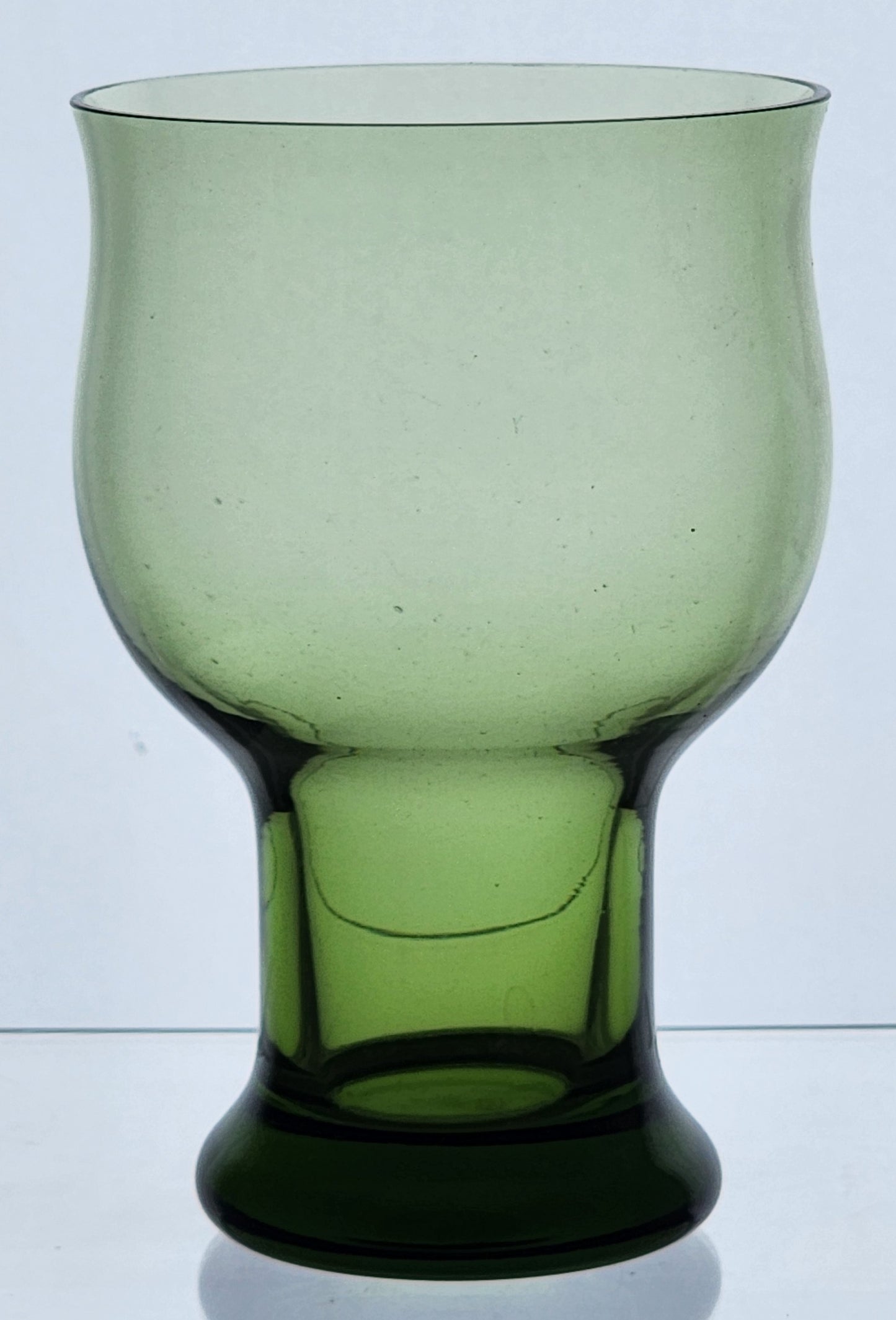Lenox tall green clarion Crystal  Made in USA Mt Pleasant PA