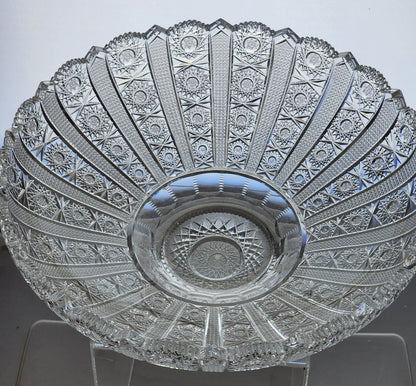 Crystal Cut Glass Bowl EA12