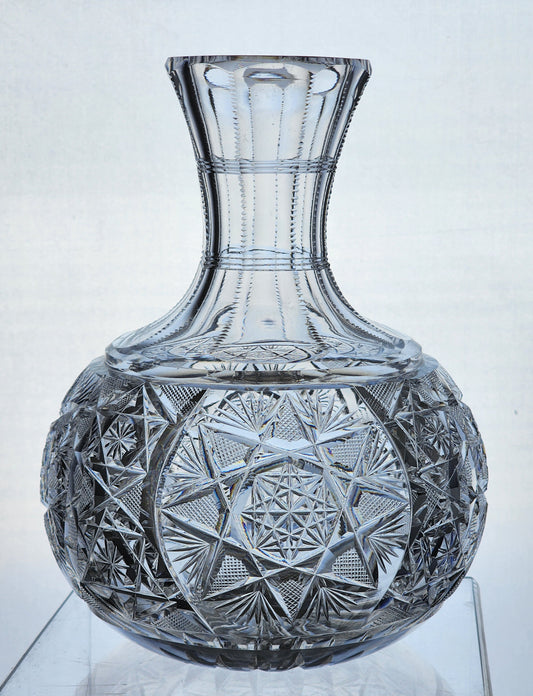 ABP Carafe American Brilliant Period hand Cut Glass EA13