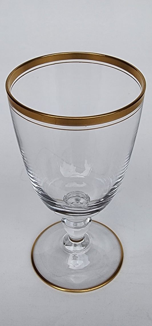 Bryce gold band wine glass Crystal