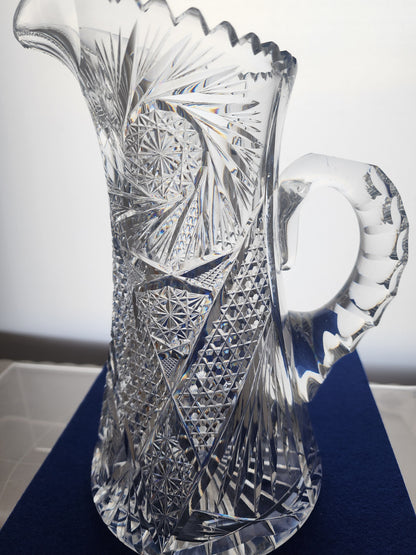 American Brilliant Period Cut Glass Antique ABP buzzstar