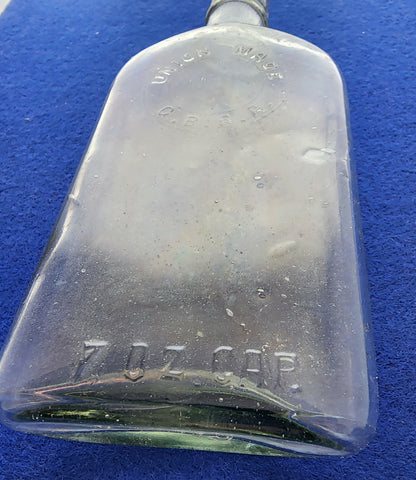 Union made G.B.B.A glass bottle